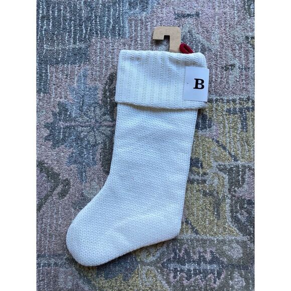 Wondershop Knitted Christmas Stocking Letter B - Picture 6 of 8